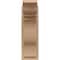 Ekena Millwork 7 1/2-in W x 12-in D x 24-in H Funston Trad Rough Cedar Woodgrain TimberThane Outlooker, Primed Tan OUTUR075X12X24FST04RCPR - alternate 5